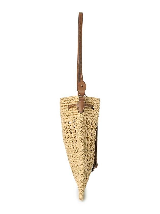 Woven Fabric Mini Bucket Bag Beige - MIU MIU - BALAAN 3