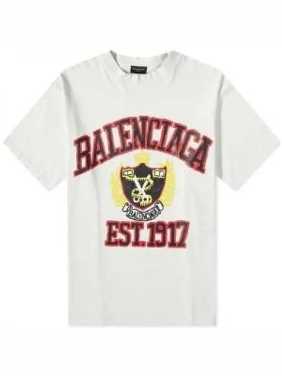 DIY College Medium Fit Short Sleeve T-Shirt White - BALENCIAGA - BALAAN 2