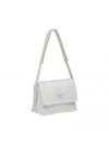 Small Padded Re-Nylon Shoulder Bag White - PRADA - BALAAN 1