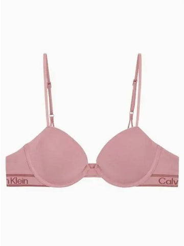 Underwear Women s Tonal Logo Cotton AF Demi Bra QF7948ADVLZ - CALVIN KLEIN - BALAAN 1