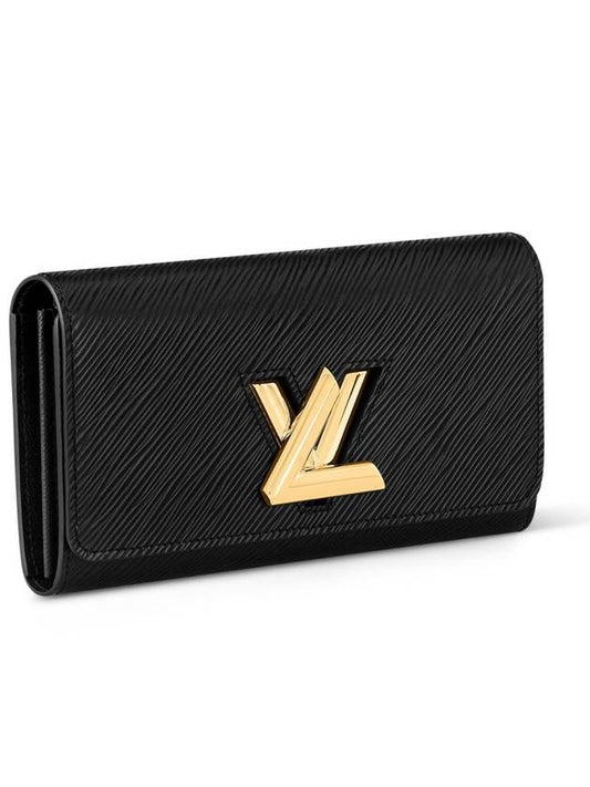 Epi Grain Twist Long Wallet Black Gold - LOUIS VUITTON - BALAAN 2