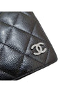 Women s AP1169 Black Caviar Skin Classic Passport Wallet - CHANEL - BALAAN 7