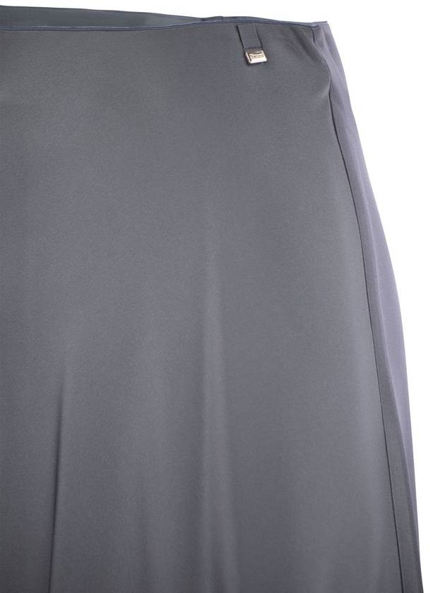 Satin effect long skirt - HERNO - BALAAN 4