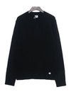 12Th Anniversary Mini Logo Patch Knit Top Black - CP COMPANY - BALAAN 1