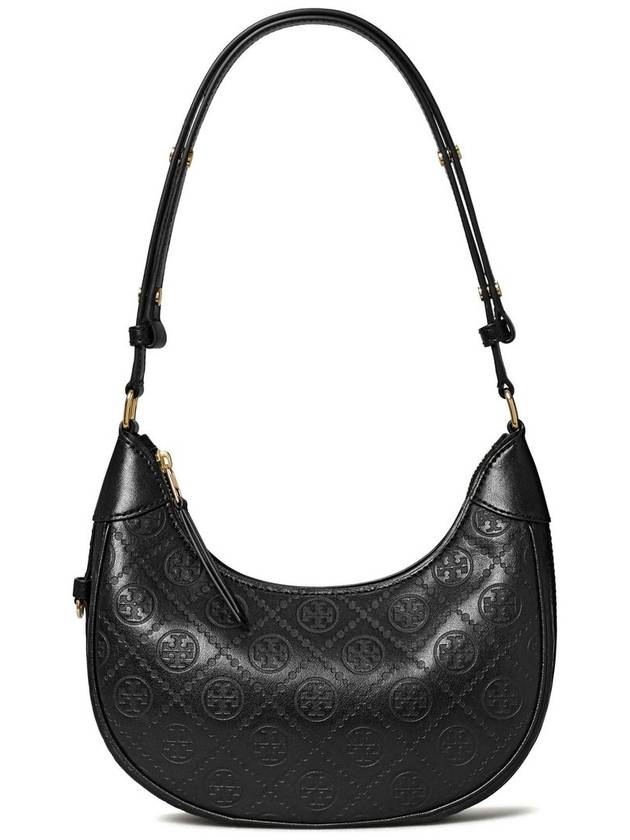 Tory Burch T Monogram Crescent Moon Bag - TORY BURCH - BALAAN 3