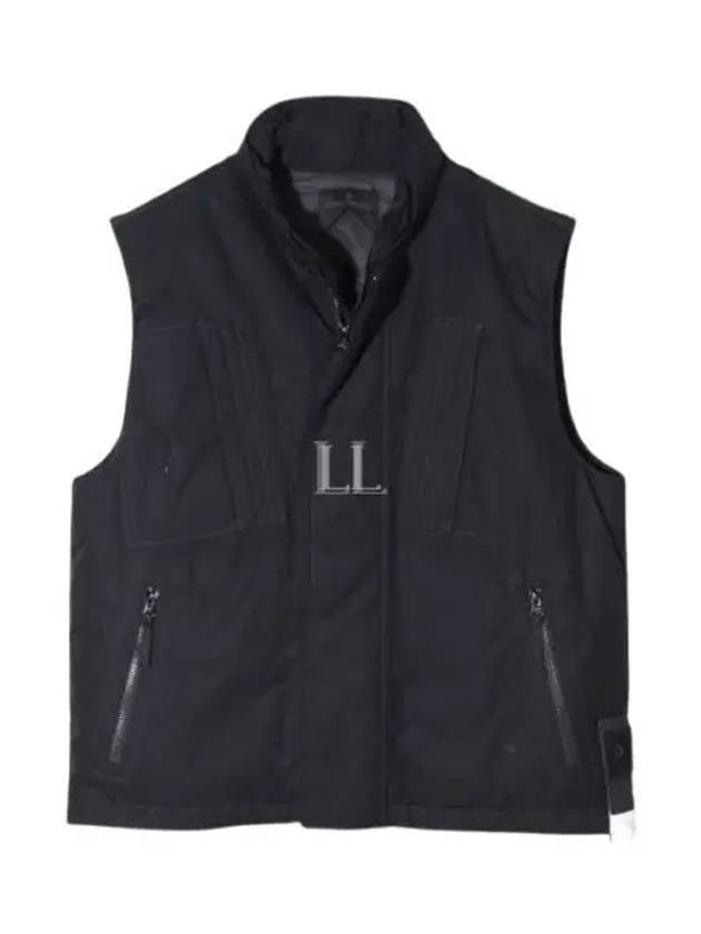 Ghost Piece O-Ventile Down Vest Black - STONE ISLAND - BALAAN 2