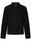 Chrome R Pocket Over Long Sleeve Shirt Black - CP COMPANY - BALAAN 1