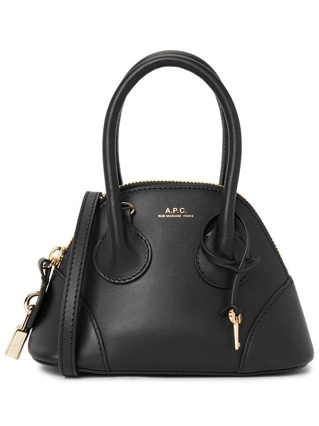 Women's Emma Mini Leather Tote Bag Black - A.P.C. - BALAAN 2