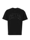 Vetements VTMNTS Embroidered Logo Patch Short Sleeve Black VL16TR500B - VETEMENTS - BALAAN 1