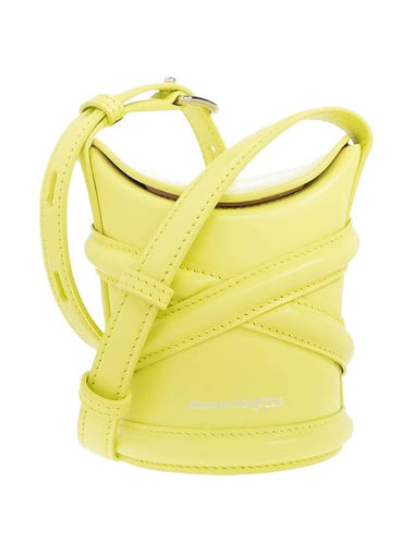 The Curve Mini Shoulder Bag Yellow - ALEXANDER MCQUEEN - BALAAN 1