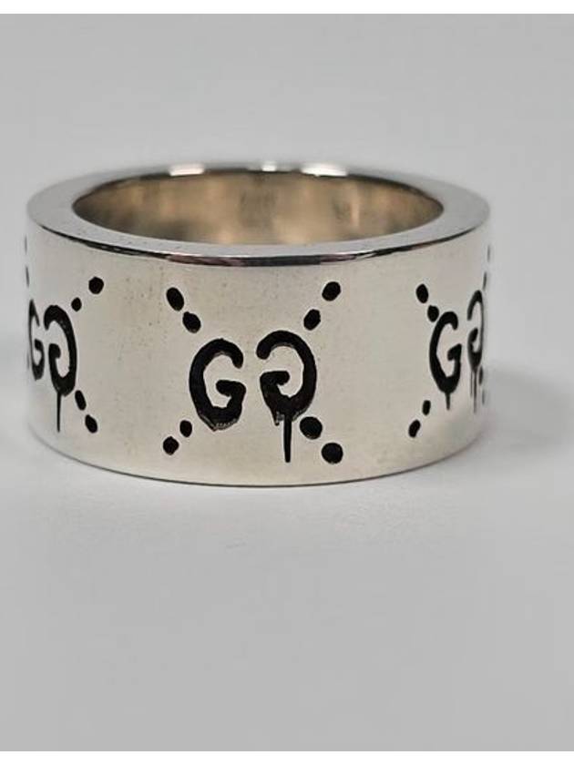 Ghost Skull Silver Ring No 7 - GUCCI - BALAAN 4