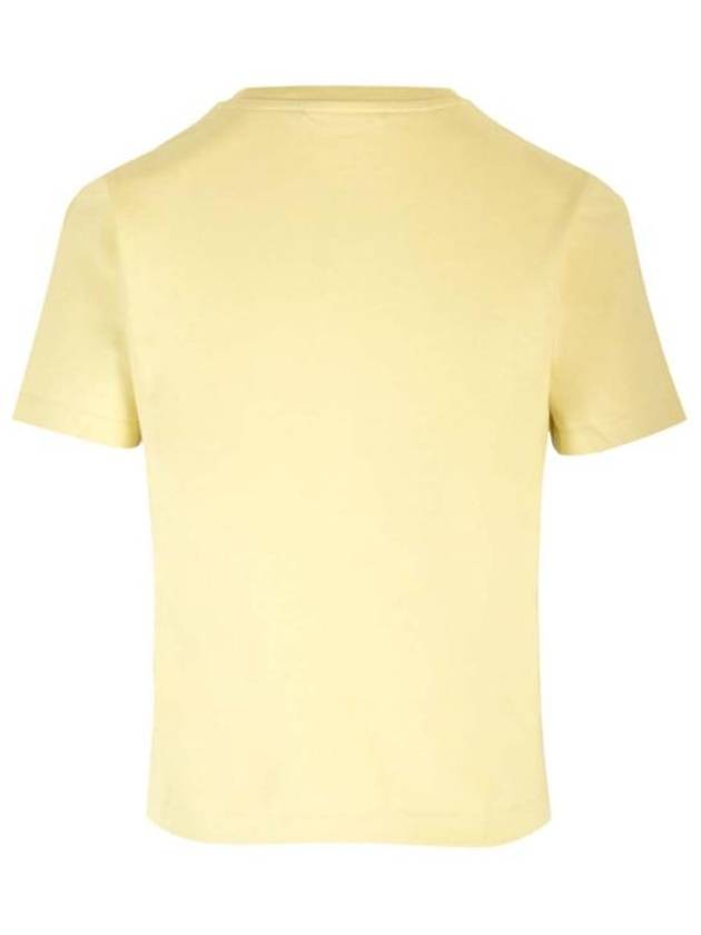 short sleeve t shirt 756387 Free Chalk yellow - MAISON KITSUNE - BALAAN 2