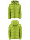 1A53600 68950 830 MAYA Hooded Padded Jacket Green Men's Padding TLS - MONCLER - BALAAN 4