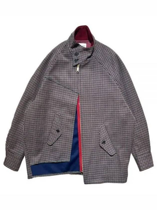 23WCMG05108 A Blouson Medium tone plaid - KOLOR - BALAAN 1