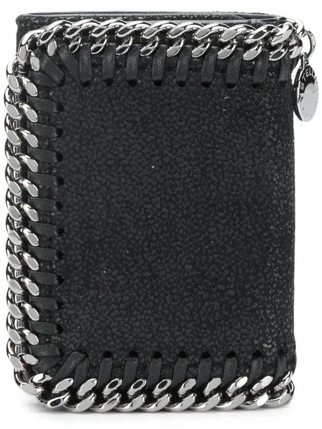 Falabella Chain Halfwallet Black - STELLA MCCARTNEY - BALAAN.