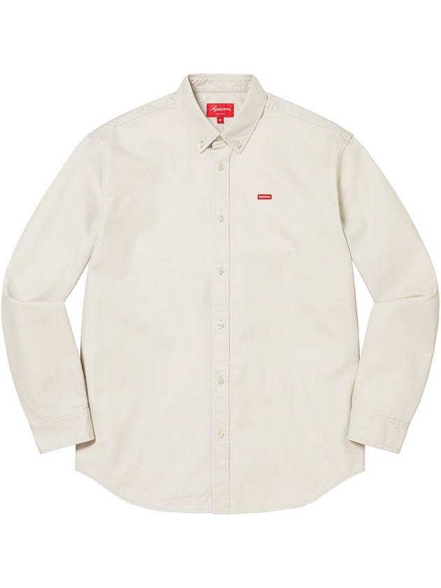 Small Box Long Sleeve Shirt Natural - SUPREME - BALAAN 2