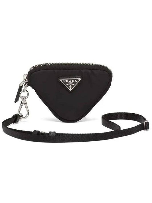 Re-Nylon Mini Pouch Bag Black - PRADA - 1