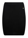 Logo Bea Mini H Line Skirt Black - VIVIENNE WESTWOOD - BALAAN 2