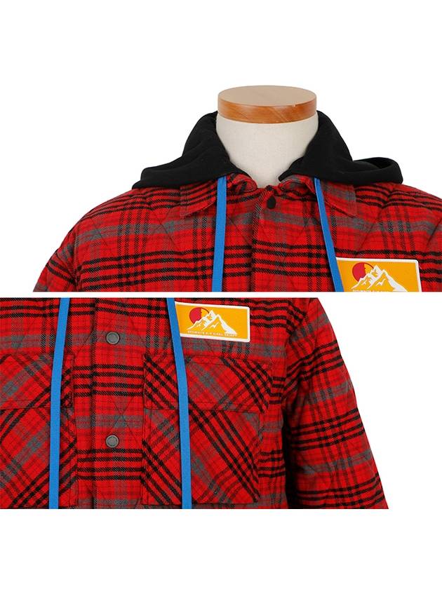 flannel overshirt jacket red - OFF WHITE - BALAAN 6