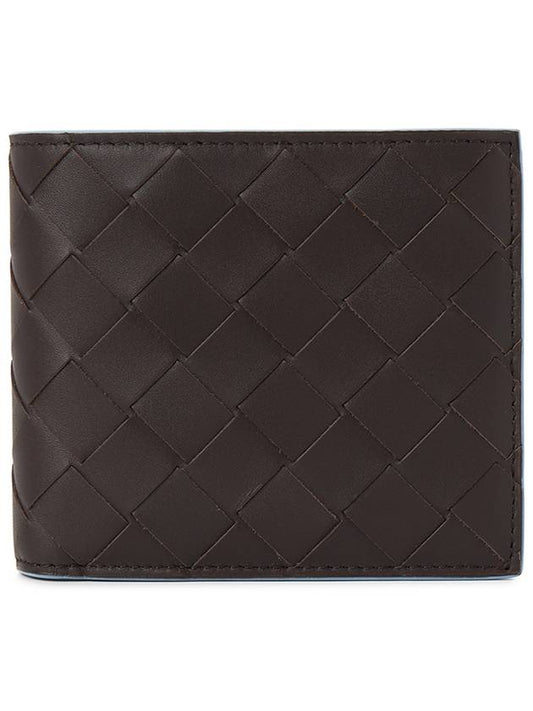 Intrecciato Bifold Half Wallet Brown - BOTTEGA VENETA - BALAAN 2