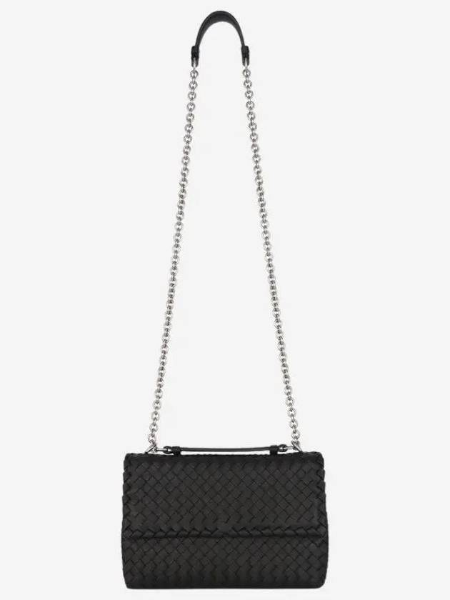 Olimpia Shoulder Bag Black - BOTTEGA VENETA - BALAAN 3