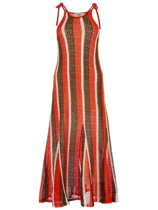 midi dress FDZB50ANZF F0QD6 PRINTED - FENDI - BALAAN 2