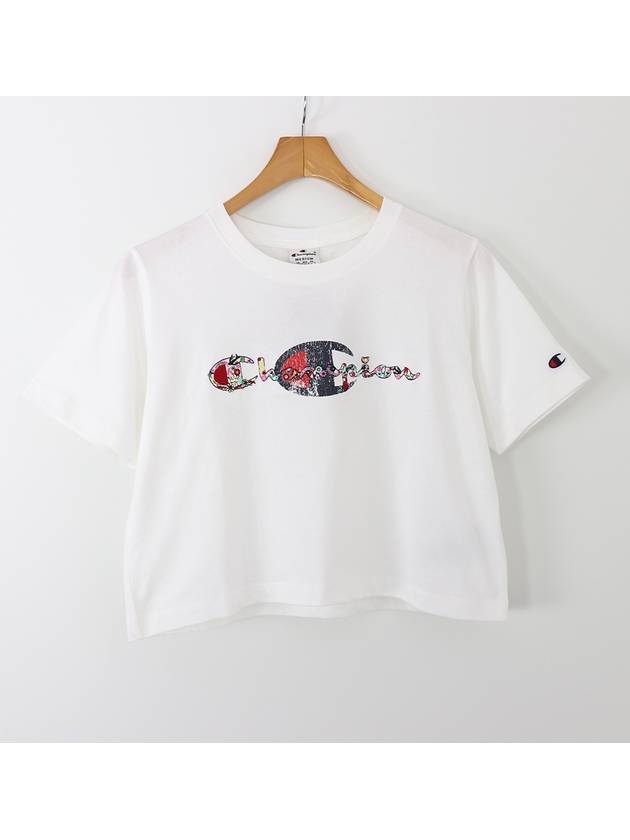 Women's Short Sleeve Crop TShirt 115045 WW001 - CHAMPION - BALAAN 1