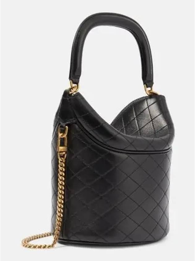 Gaby Lambskin Shoulder Bag Black - SAINT LAURENT - BALAAN 4