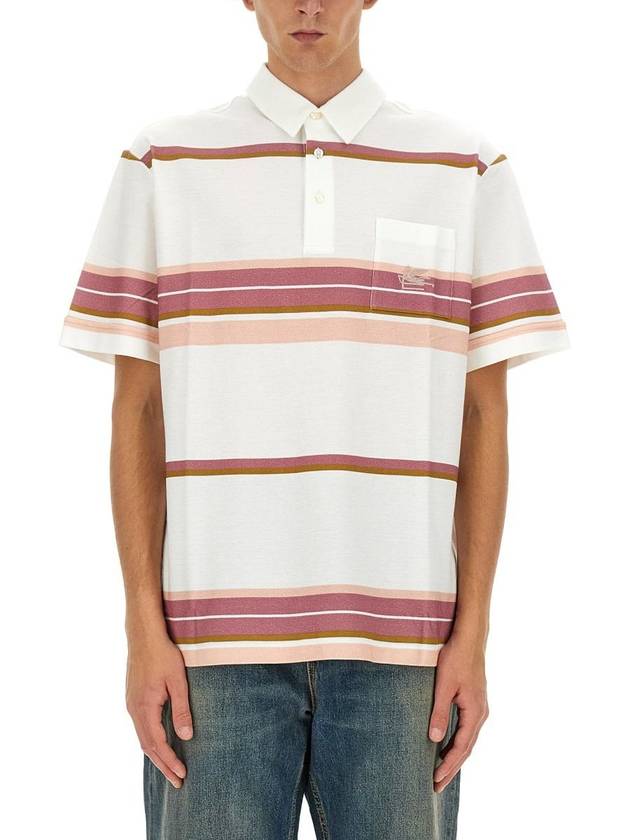 Etro Polo Shirt With Pegasus Embroidery - ETRO - BALAAN 1