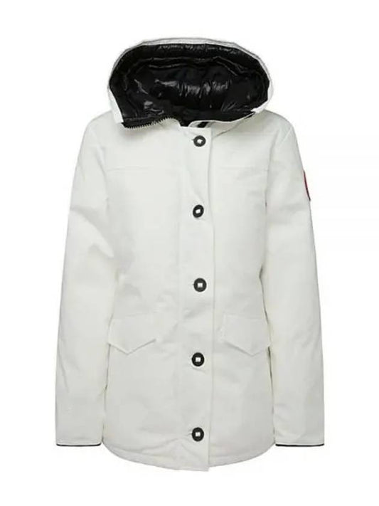 Lynnwood Short Padding Parka White - CANADA GOOSE - BALAAN 2