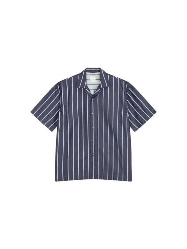 Striped pattern oversized shirt dark navy 271899 - PAUL SMITH - BALAAN 1