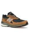 Made in USA 990v3 Low Top Sneakers Tan Green - NEW BALANCE - BALAAN 3