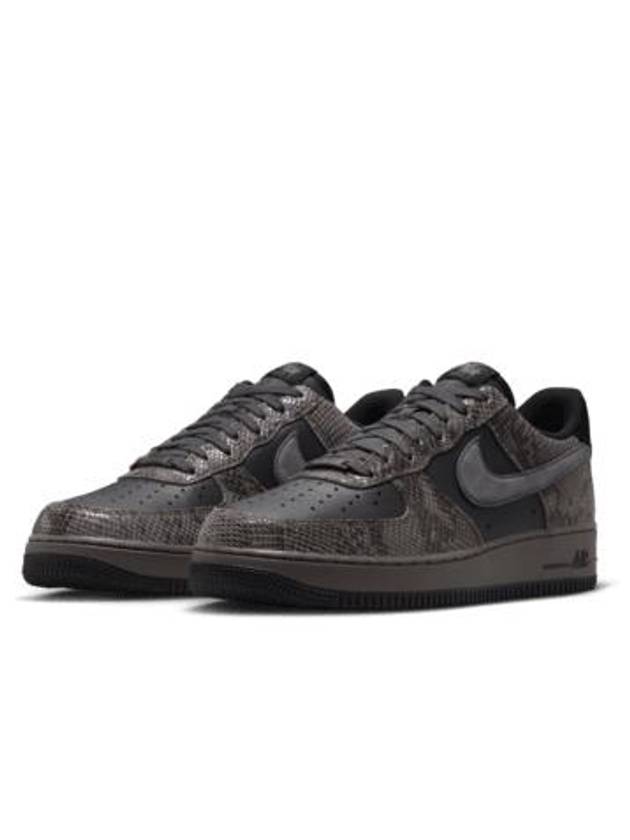 Air Force 1 Snakeskin Low Top Sneakers Brown - NIKE - BALAAN 6