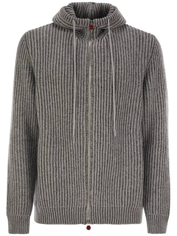 Plush cut cashmere jacket - KITON - BALAAN 1