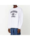 Logo Print Sweatshirt White - AMI - BALAAN 3