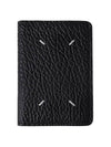 Bovine Leather Card Wallet Black - MAISON MARGIELA - BALAAN 2