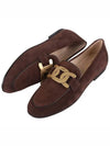 Women's Kate Suede Loafers Brown - TOD'S - BALAAN.