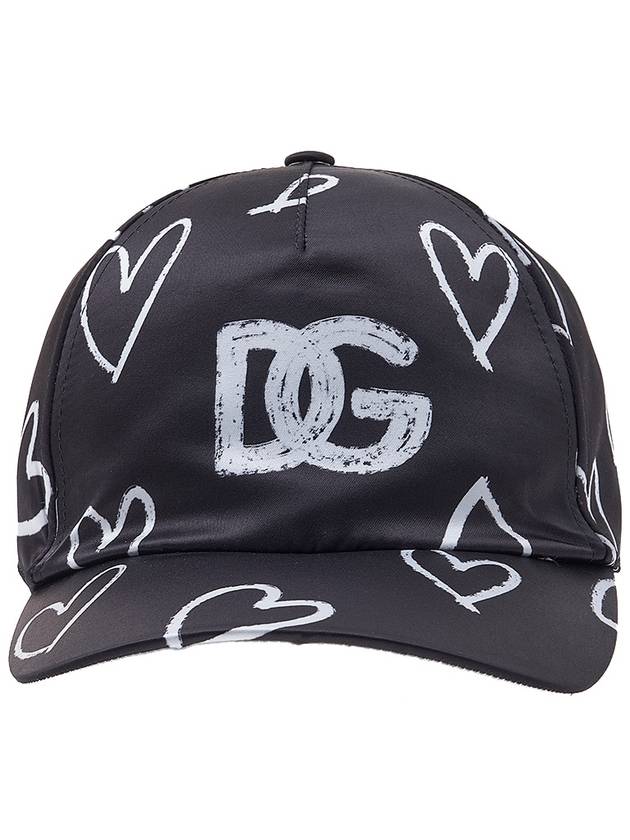 DG Logo Print Ball Cap Black - DOLCE&GABBANA - BALAAN 3