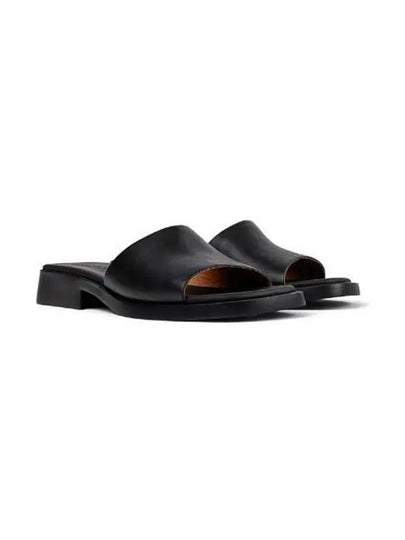 Dana Slide Leather Slippers Black - CAMPER - BALAAN 2