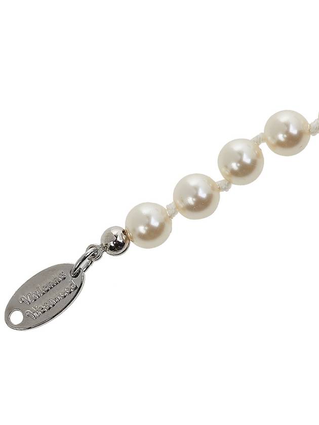 Mini Bas Relief Pearl Necklace Cream - VIVIENNE WESTWOOD - BALAAN 8