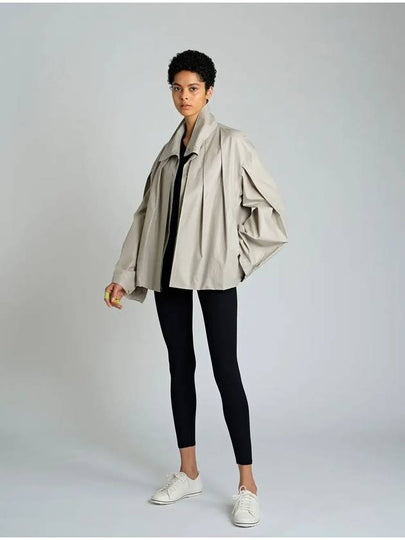 Coated Volume Jacket Light Grey - ATHPLATFORM - BALAAN 2