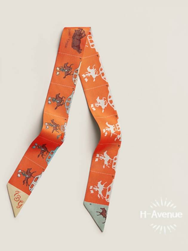 Scarf Hermes Parade Twilly H064150S 04 - HERMES - BALAAN 7