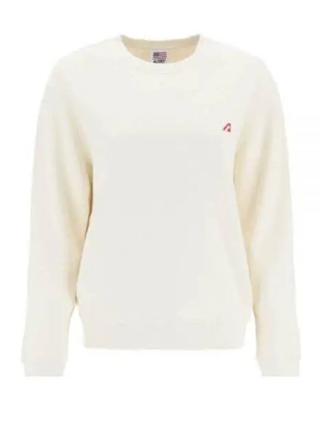 Women's Tennis Academy Sweatshirt Beige - AUTRY - BALAAN 2