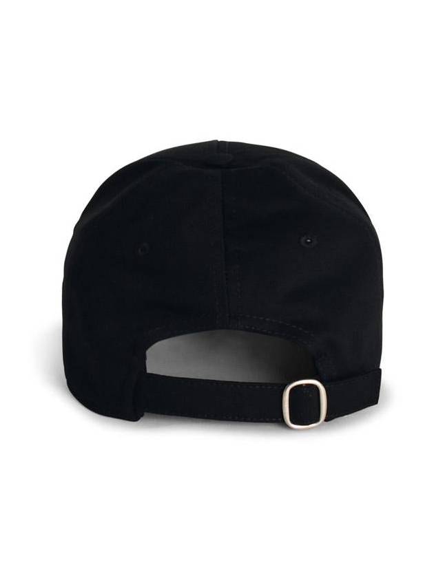 Off-White Black Cotton Cap - OFF WHITE - BALAAN 3