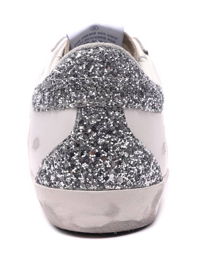 Superstar Glitter Low Top Sneakers Grey - GOLDEN GOOSE - BALAAN 5