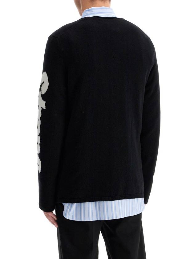 wool jacquard pul - COMME DES GARCONS - BALAAN 3