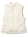 Malbon embroidered padded vest CREAM WOMAN - MALBON GOLF - BALAAN 1