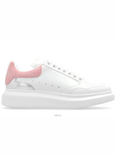 Oversized Pink Tab Low Top Sneakers White - ALEXANDER MCQUEEN - BALAAN 2