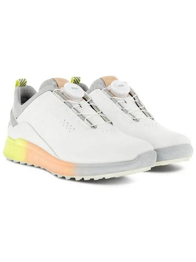 Women's S3 Boa Spike Shoes White Sunny Lime - ECCO - BALAAN 2