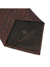 100 silk red flower embroidered tie - LANVIN - BALAAN 5